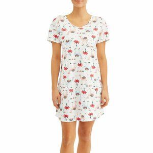 SECRET TREASURES WHITE HUMP DAY SLEEP SHIRT L /XL